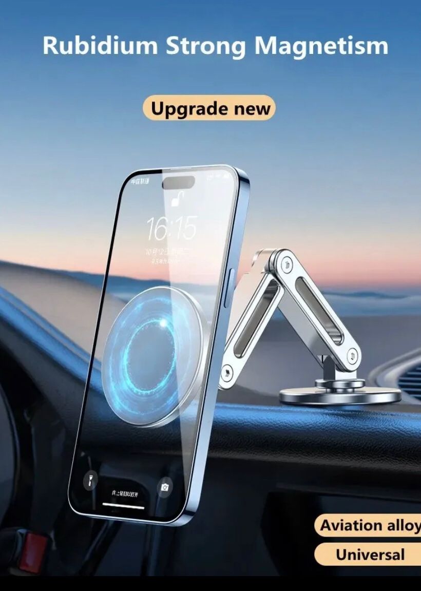 Compact Alloy Magnetic Phone Holder